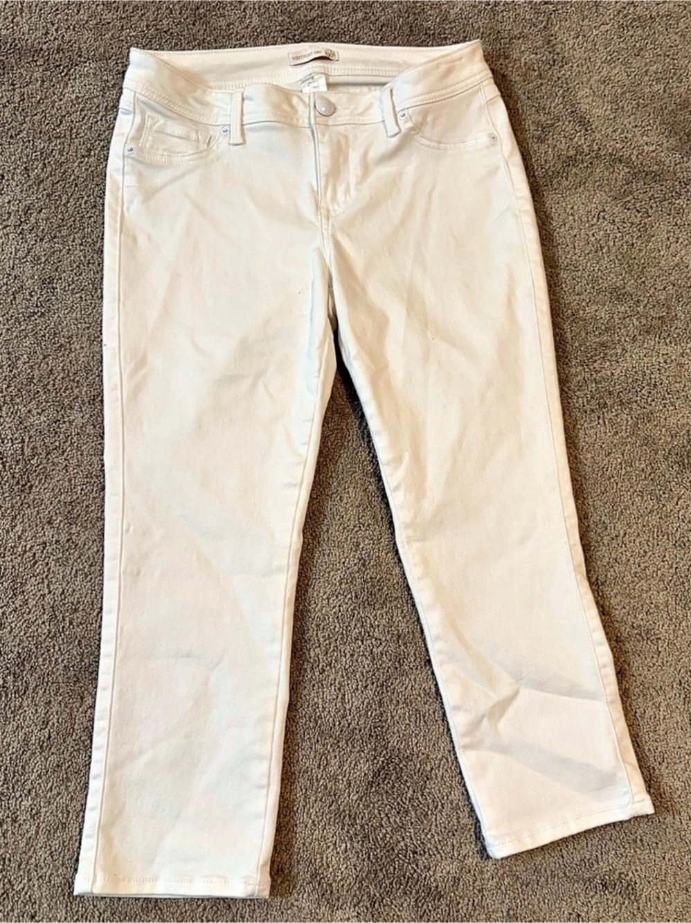 Westport 1962 Boot Cut Jeans in White Size 6